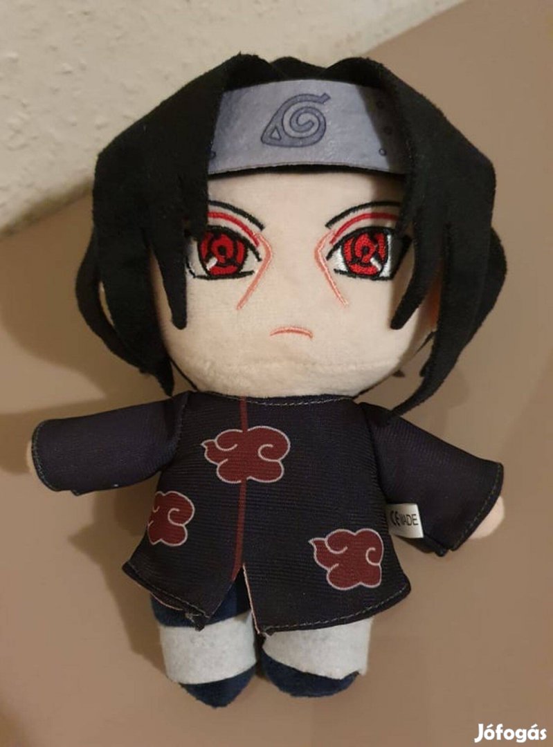 Naruto anime Itachi Uchiha plüss 20 cm Új Készleten számlával