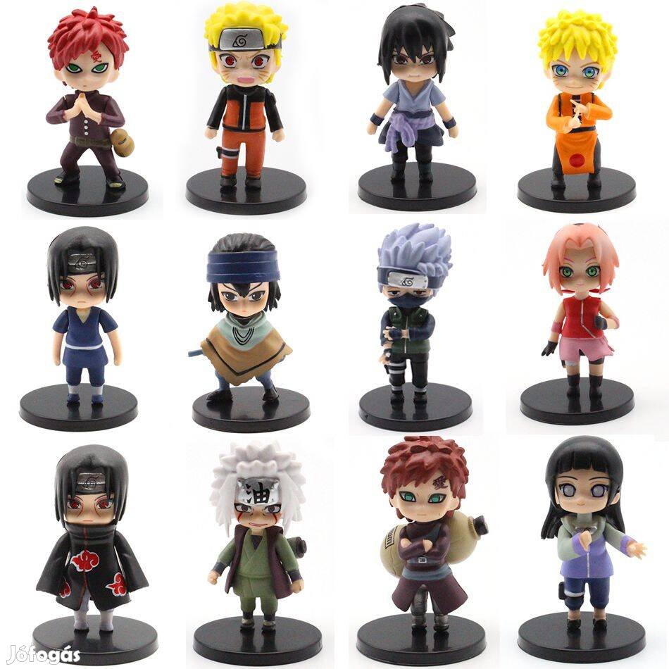 Naruto figura szett Új Itachi Kakashi Uchiha Jiraiya Hinata számlával