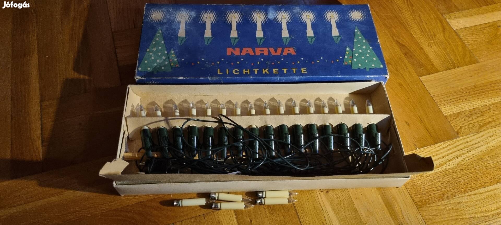 Narva retró karácsonyi fényfűzér