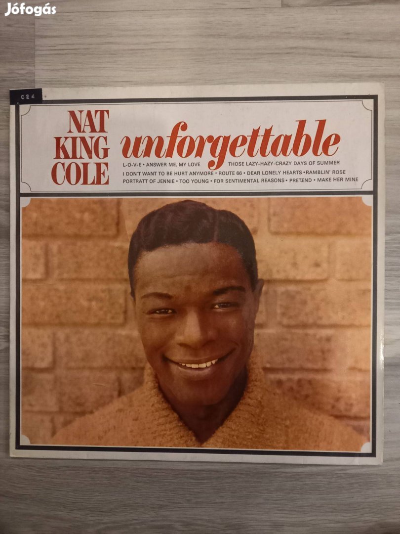 Nat King Cole bakelit lemez