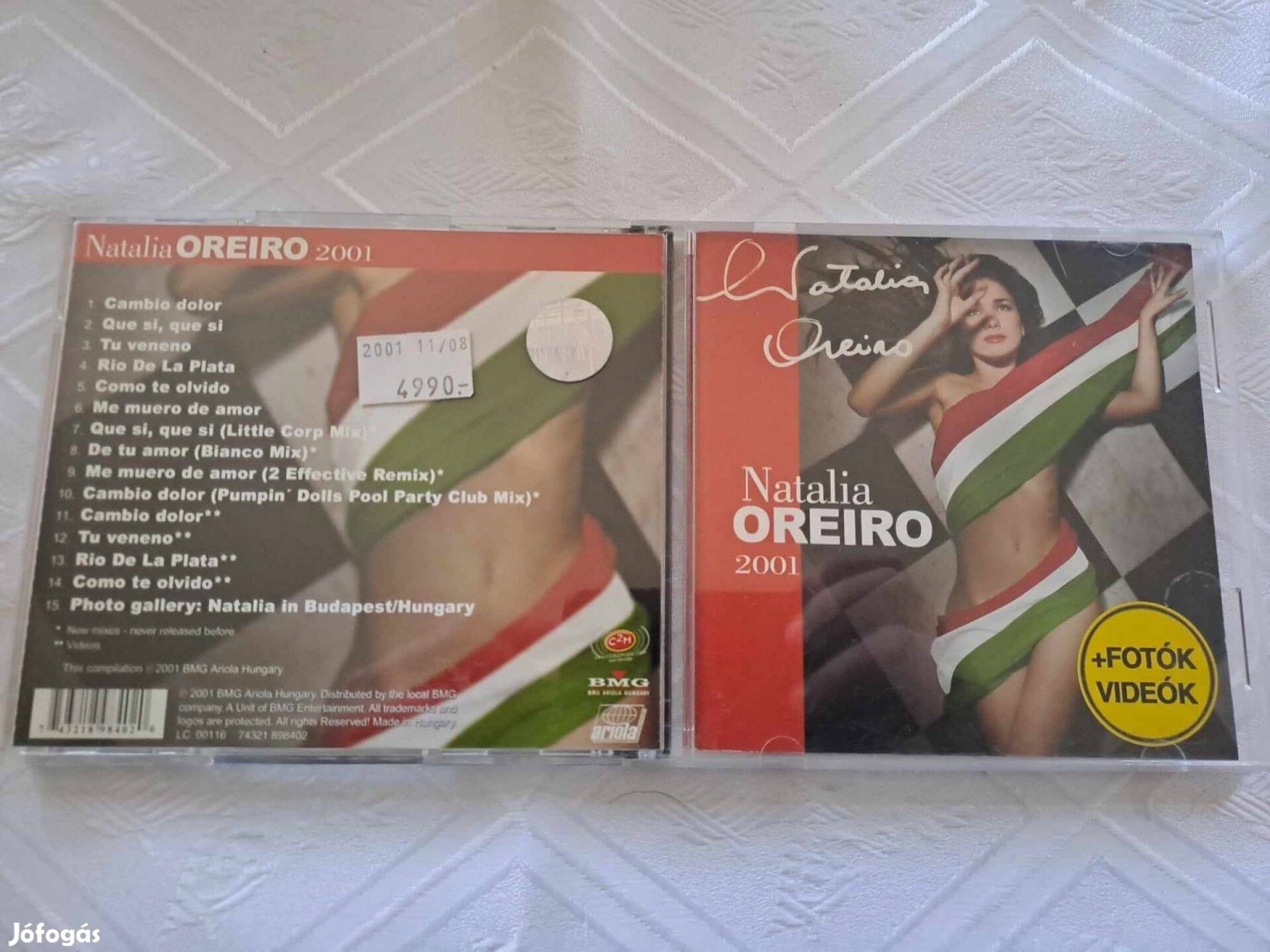 Natalia Oreiro 2001 CD