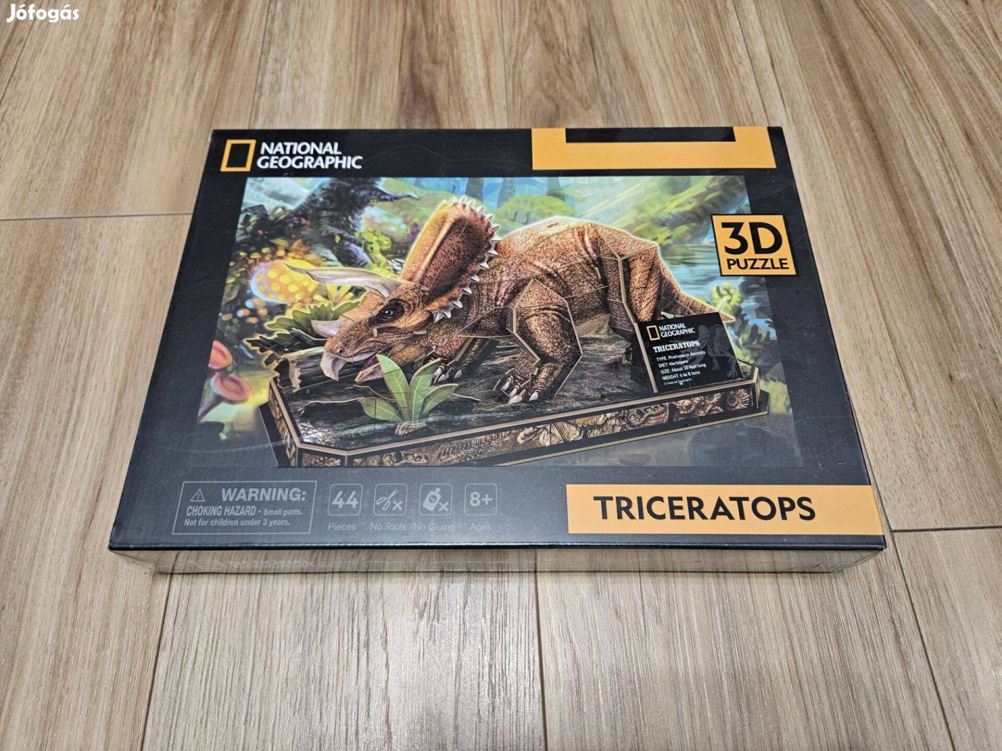 Natgeo 3D Puzzle - Triceratops 44 darab-os, Bontatlan !