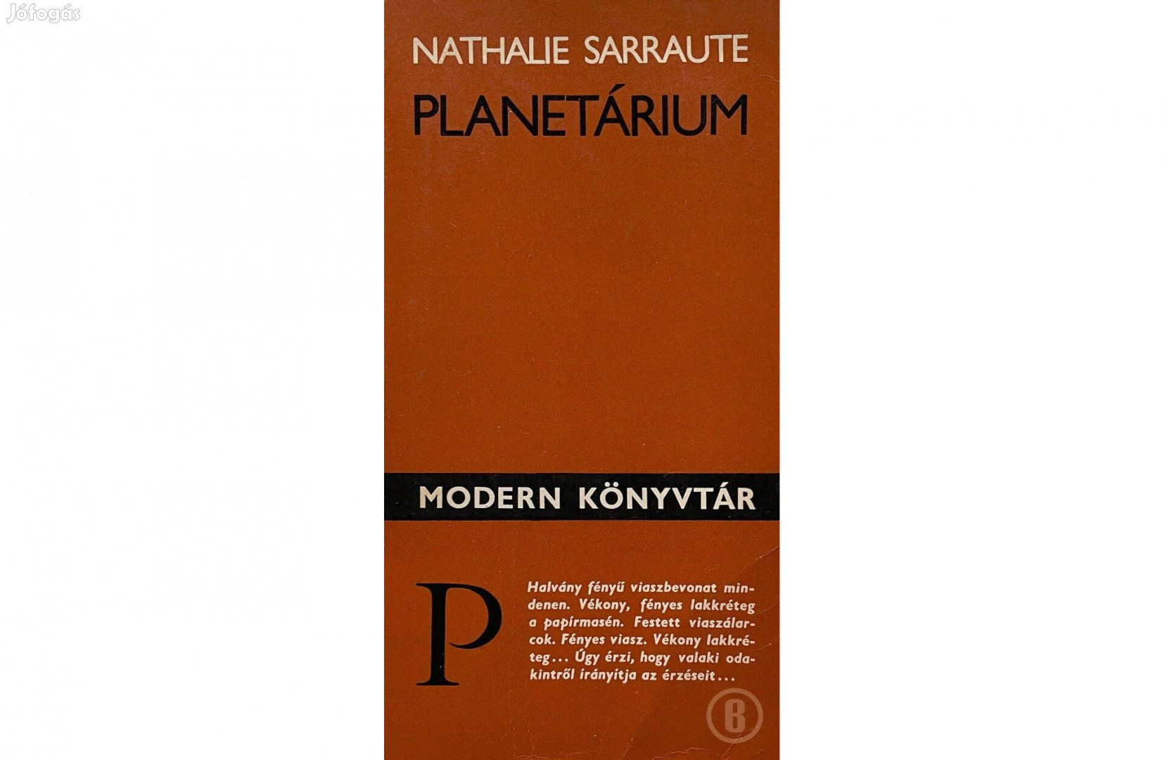 Nathalie Sarraute: Planetárium (Csak személyesen!)