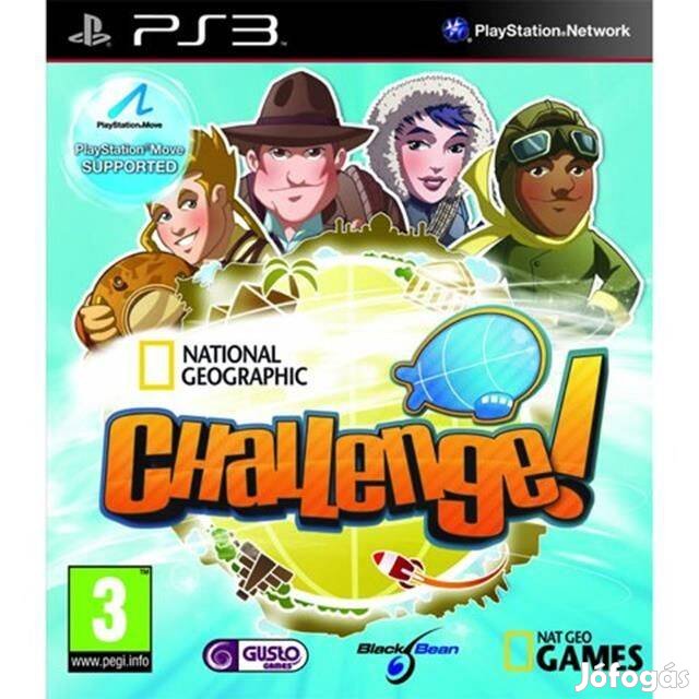 National Geographic Challenge eredeti Playstation 3 játék