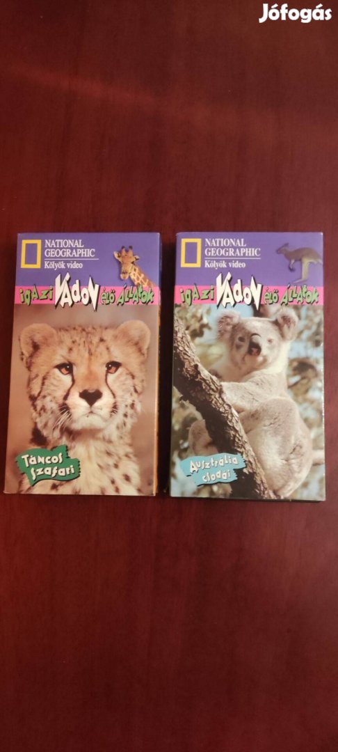 National Geographic Igazi Vadon Élő Állatok VHS