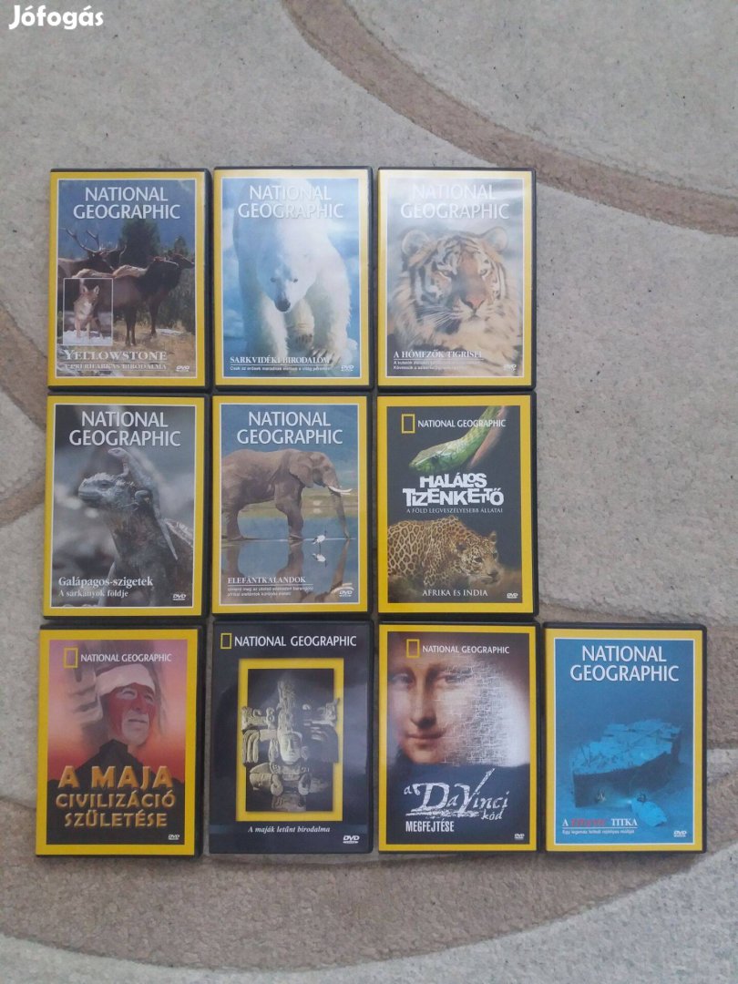 National Geographic dokumentumfilmek (10 DVD)