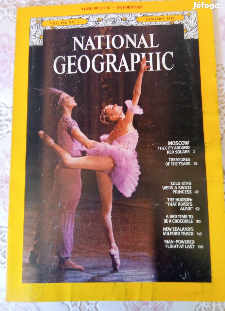 National Geographic magazin,.angol nyelvű 1978/1
