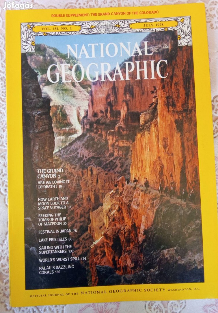 National Geographic magazin, angol nyelvű, 1978/7