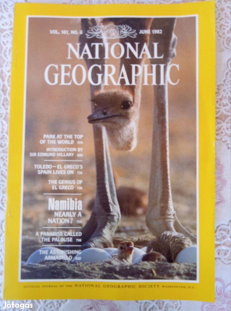 National Geographic magazin angol nyelvű 1982/6 