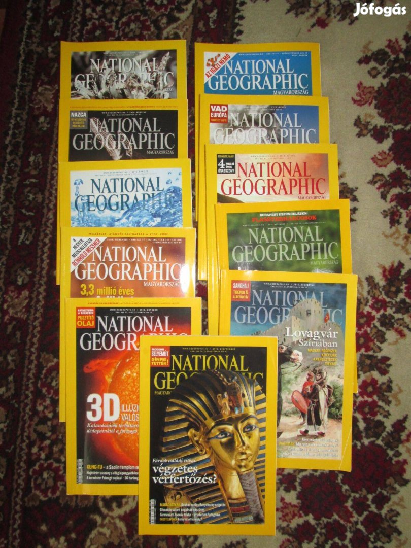 National Geographic magazin csomag egyben eladó