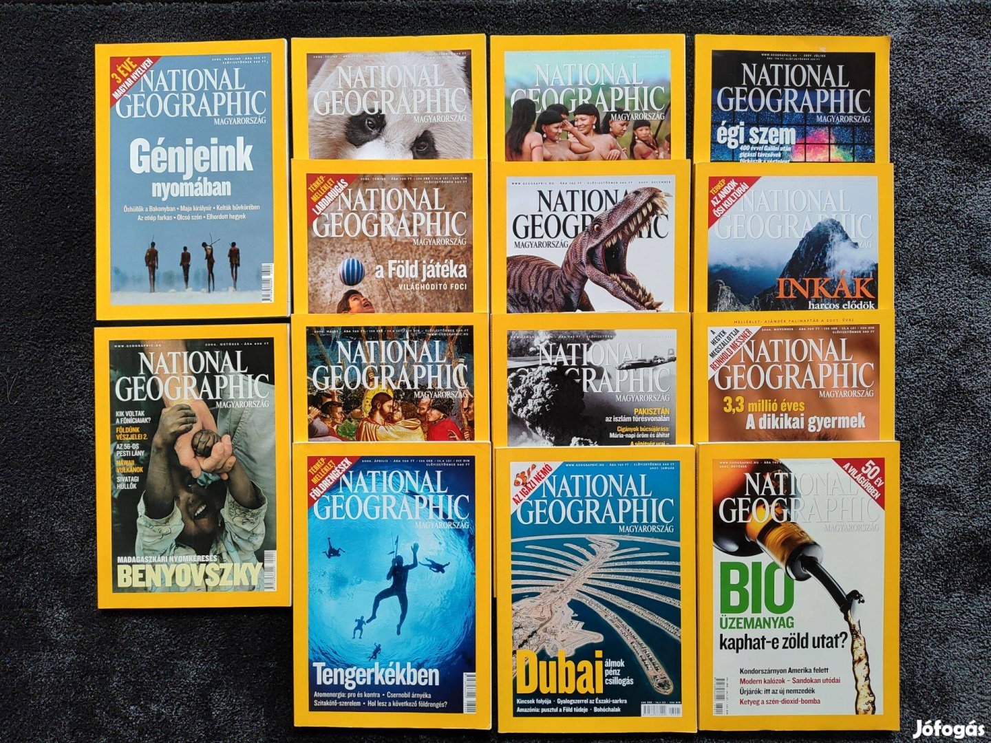 National Geographic magyar magazinok 2004-2009 (14 lapszám)