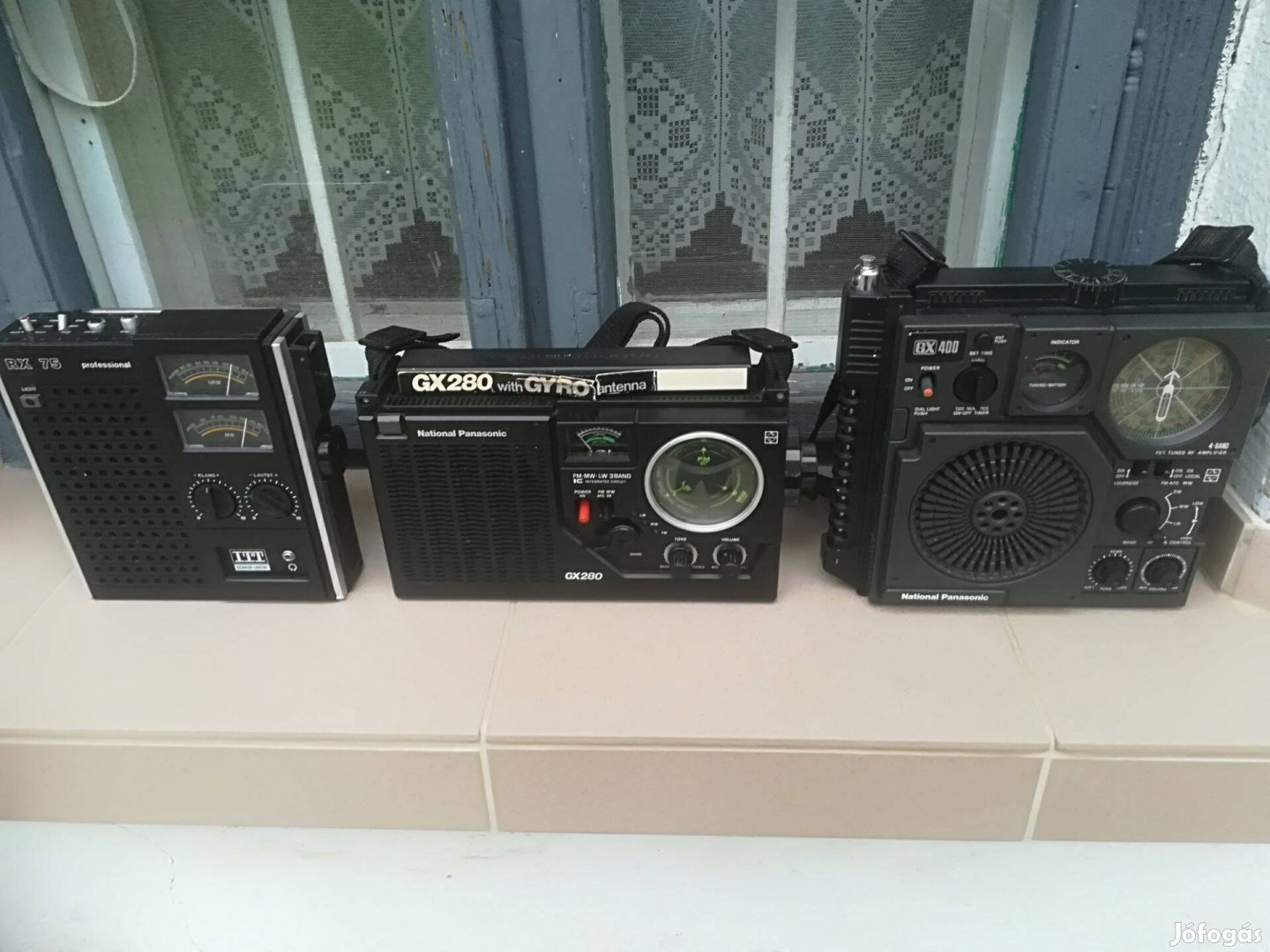 National Panasonic Gx 400,Gx 280 és ITT RX 75 Rádiók