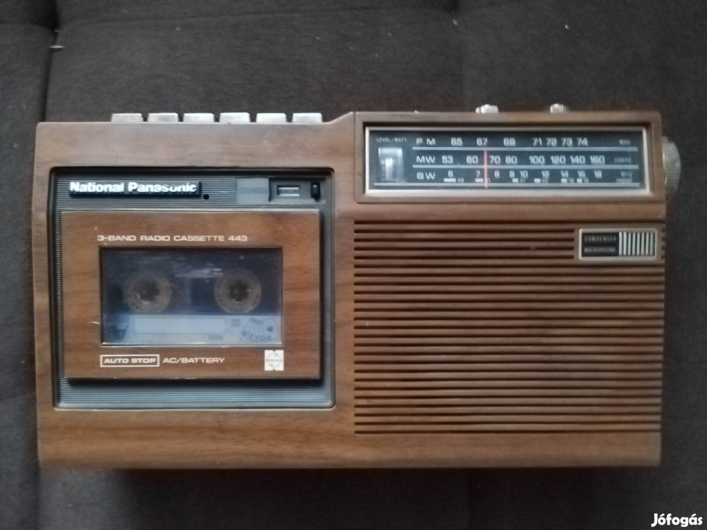 National Panasonic retro rádiósmagnó