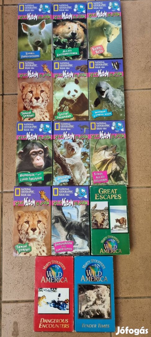 National geographic sorozat vhs 