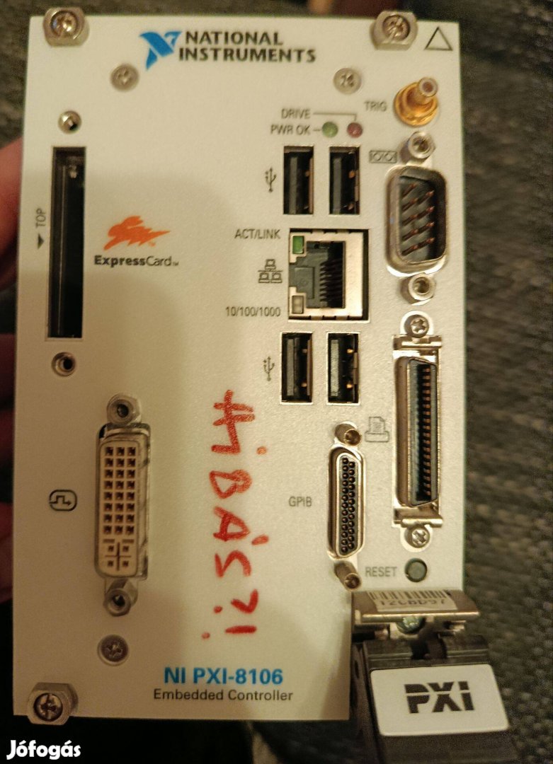National instruments NI Pxi-8106 alkatrésznek vagy javításra