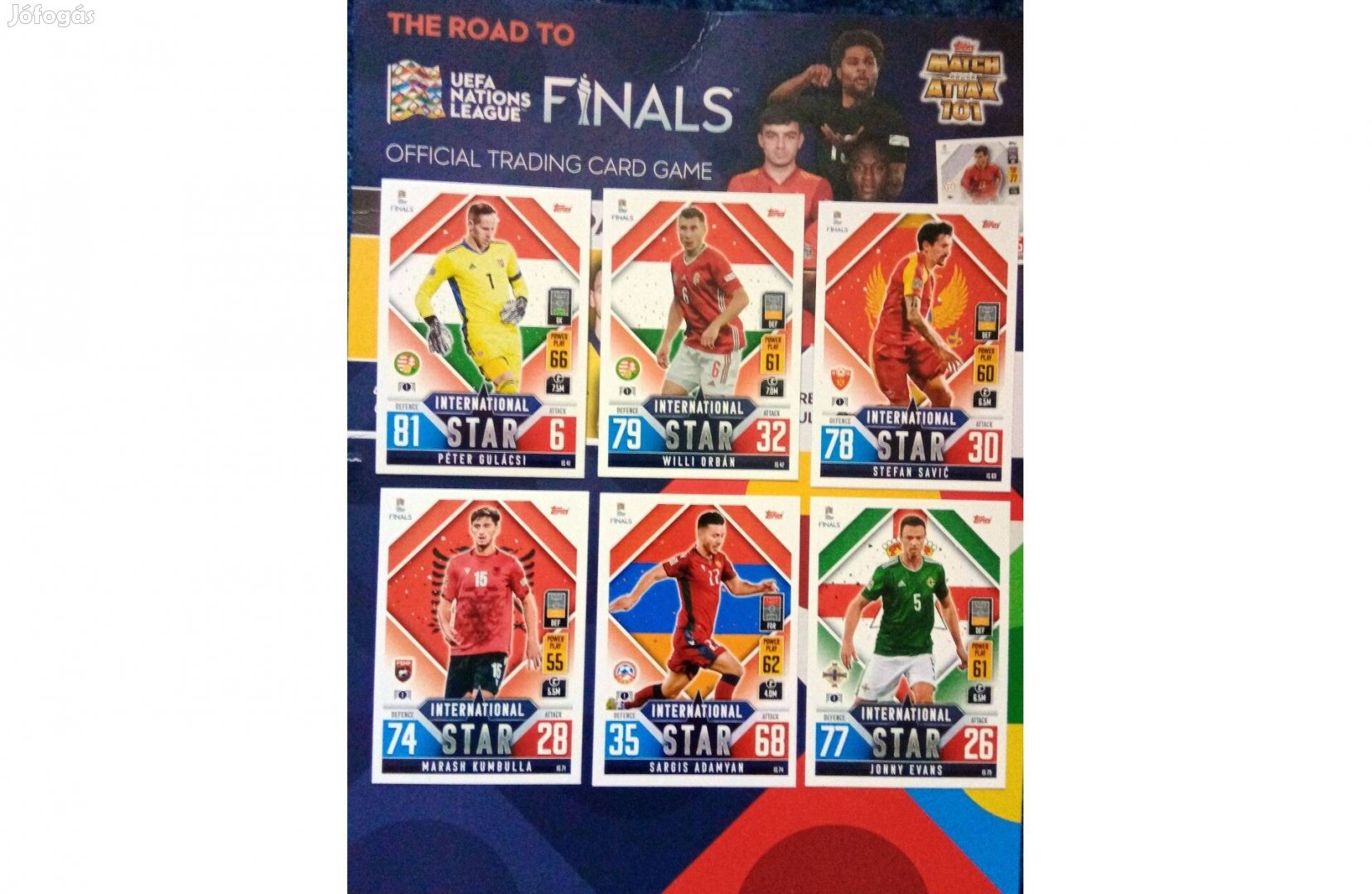 Nations League Finals 2022-2023 Match Attax kártya