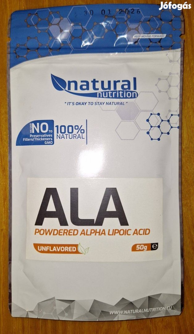 Natural Nutrition alfalipon-sav (ALA) por 50g