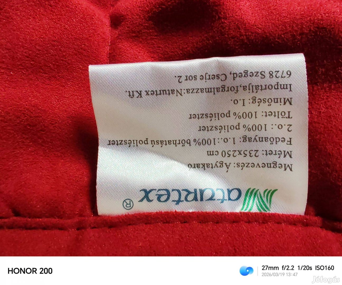 Naturtex ágytakaró