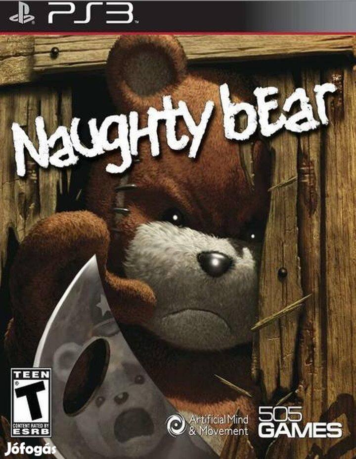 Naugty Bear PS3 ritka!+18