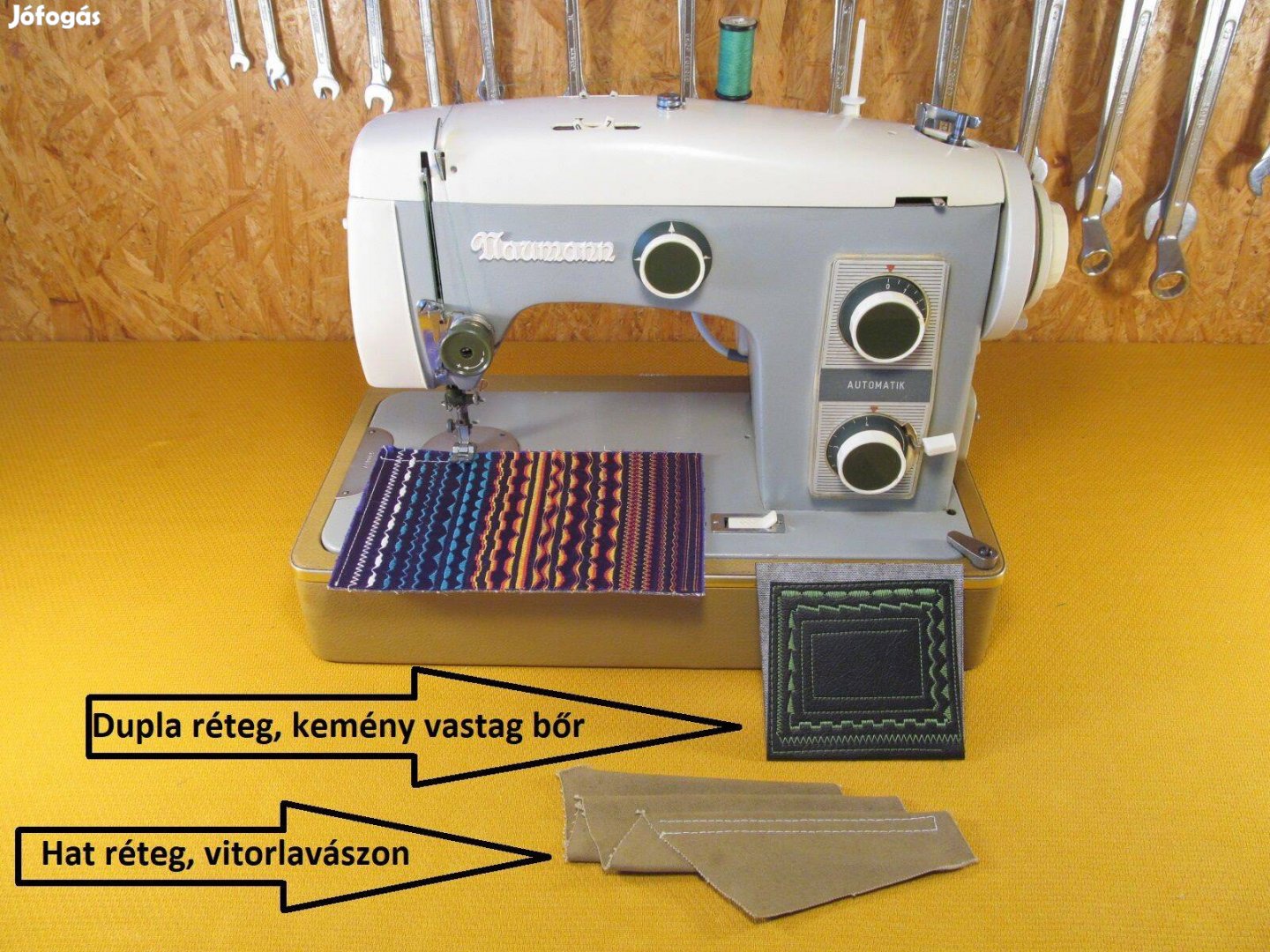 Naumann 801436 hímzőprogramos varrógép 10 év garanciával