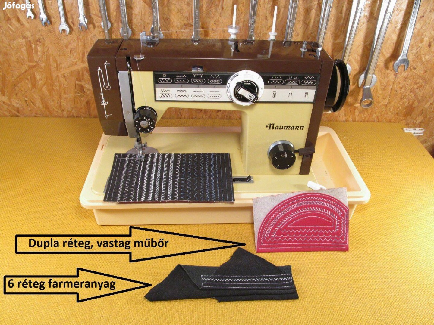 Naumann 801443 szuperprogramos varrógép 10 év garanciávall