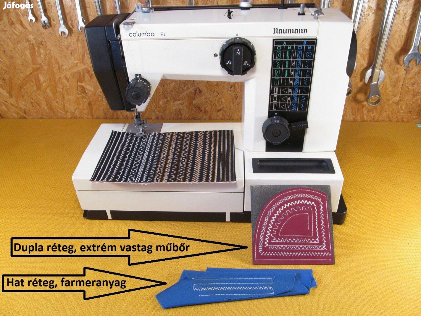 Naumann Columba overlockos varrógép 10 év garanciával