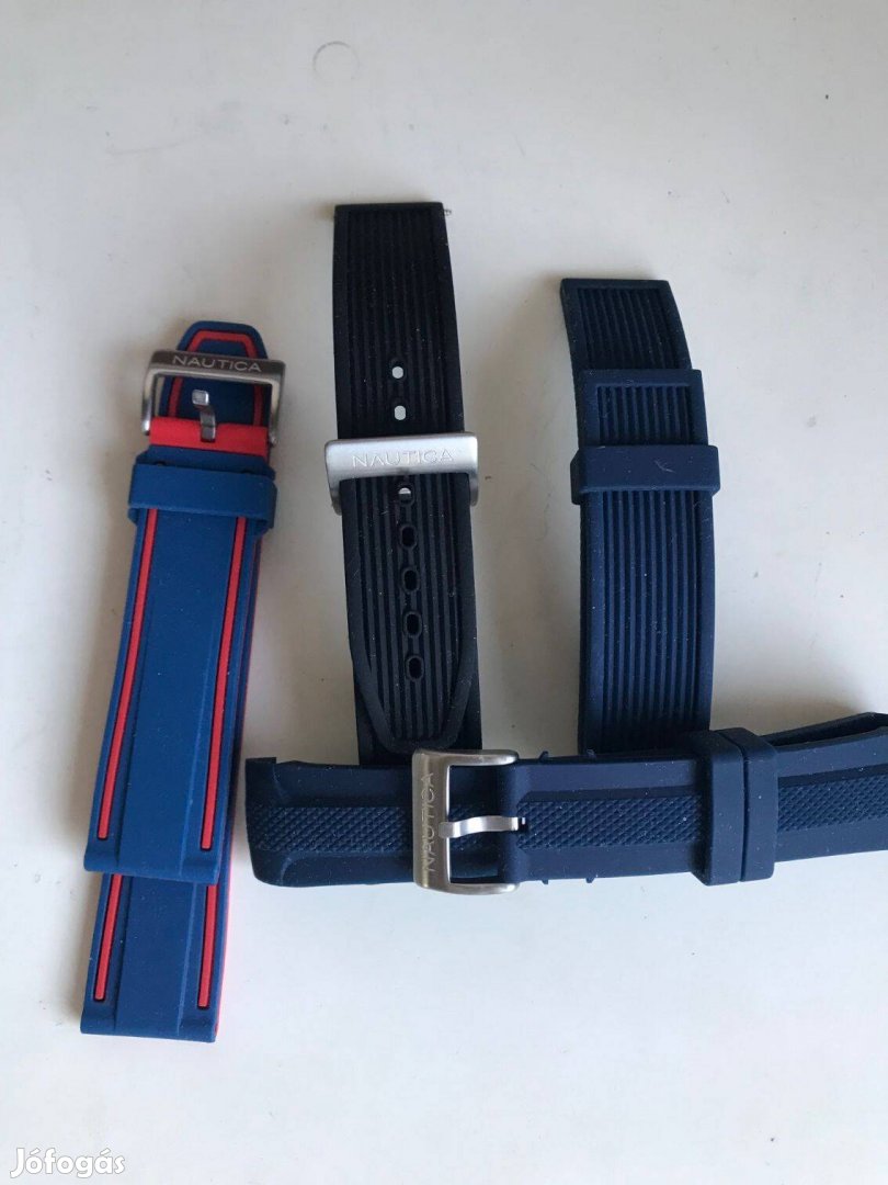 Nautica vadonatúj,szilikon óraszíjak!22-24mm-esek