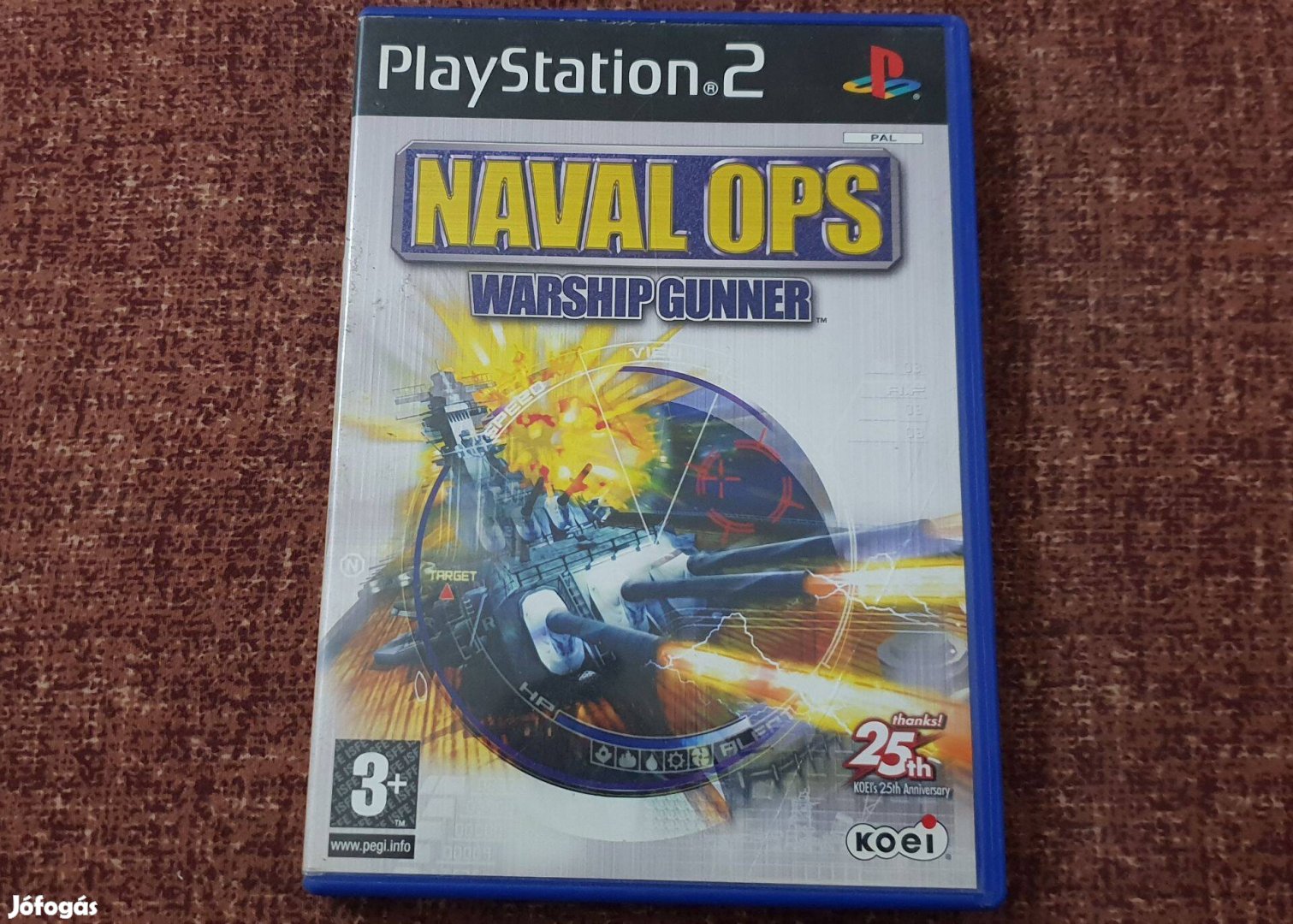 Naval Ops Warship Gunner Playstation 2 eredeti lemez ( 3000 Ft )