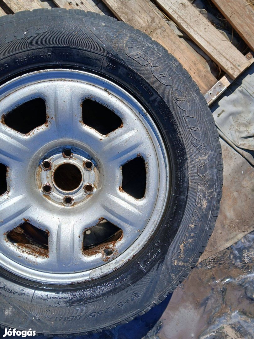 Navara 17 col felni acélfelni pótkerék 255/65r17