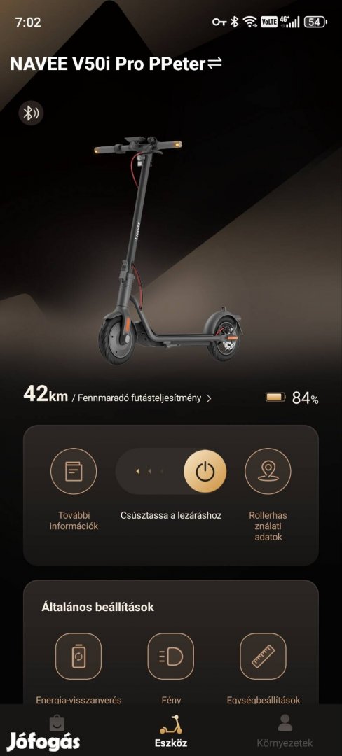 Navee V50i Pro elektromos roller, ajándék  pumpával és lakattal