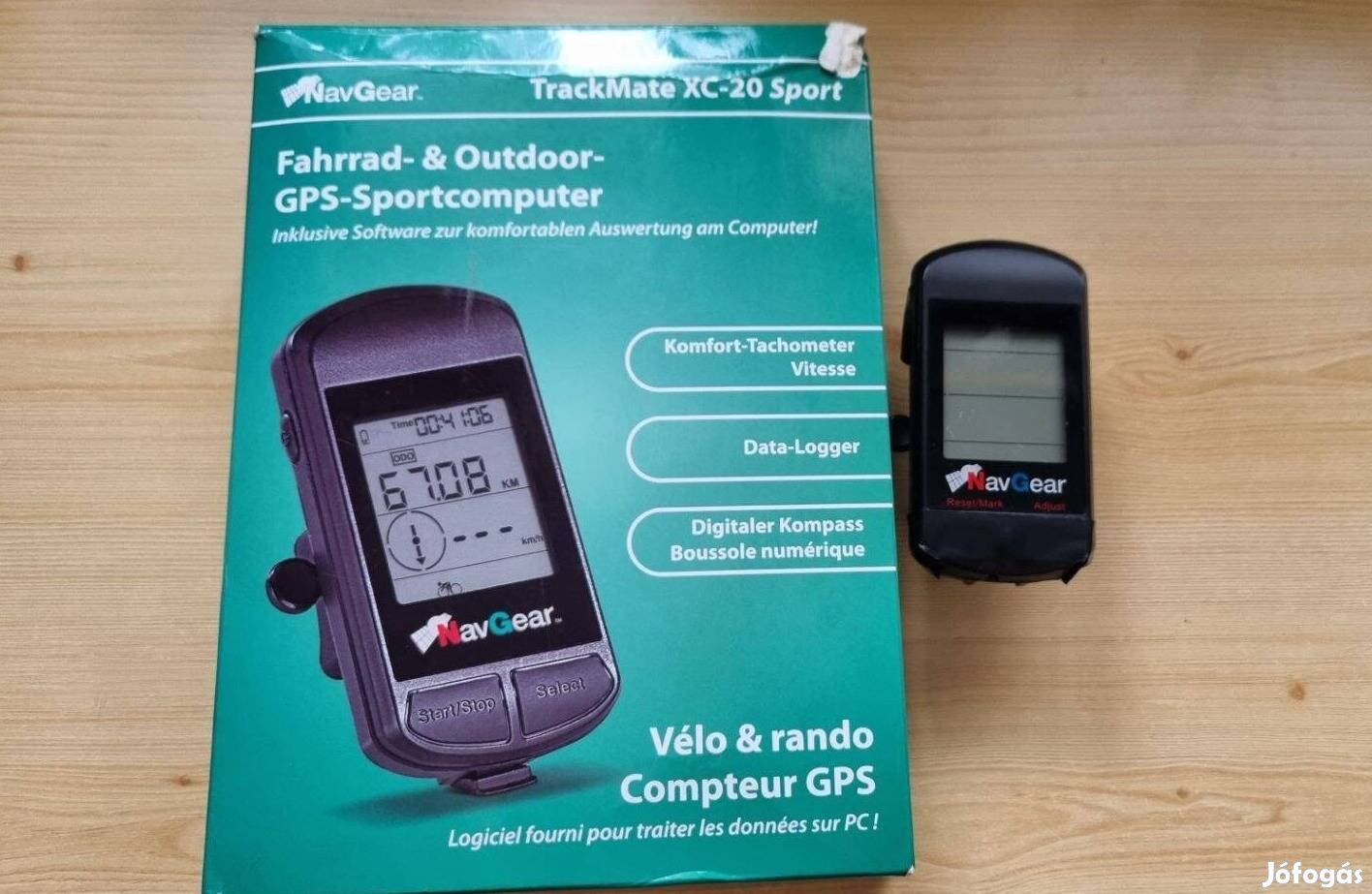 Navgear kerékpáros GPS óra