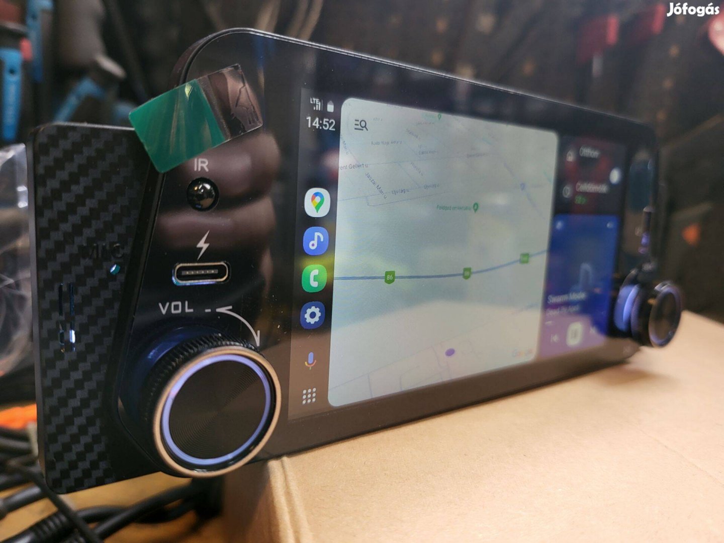 Navifly 1dines 5" fejegység (A.Auto/Carplay/Bluetooth/usb)