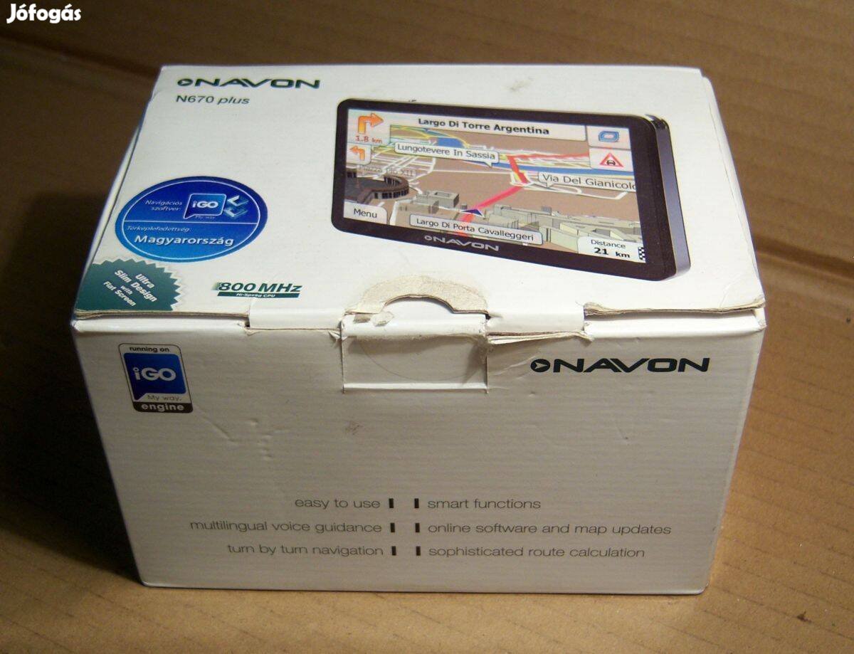 Navon N670 Plus kb.2003 Üres Doboz