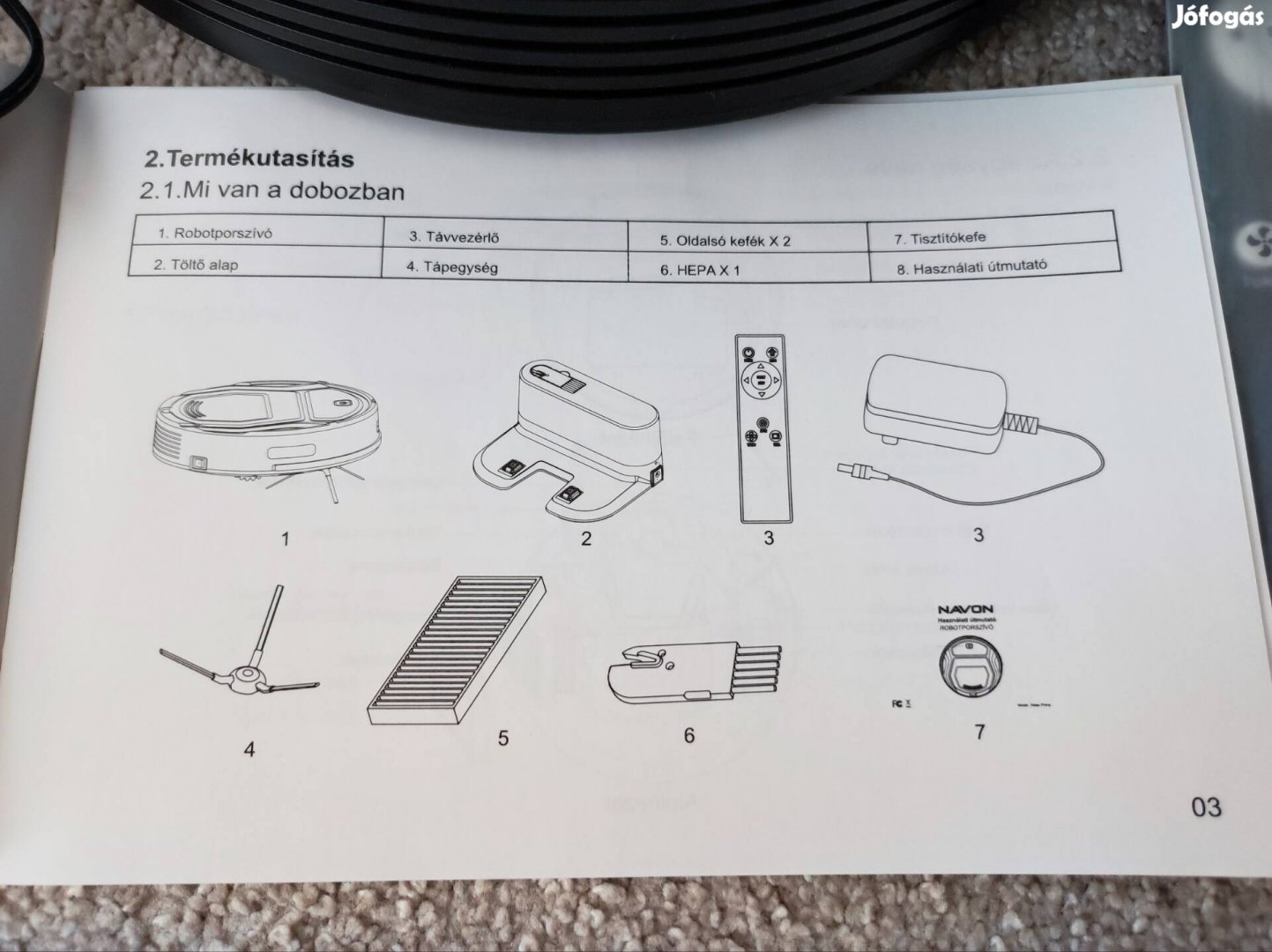 Navon Relax Prima robotporszívó
