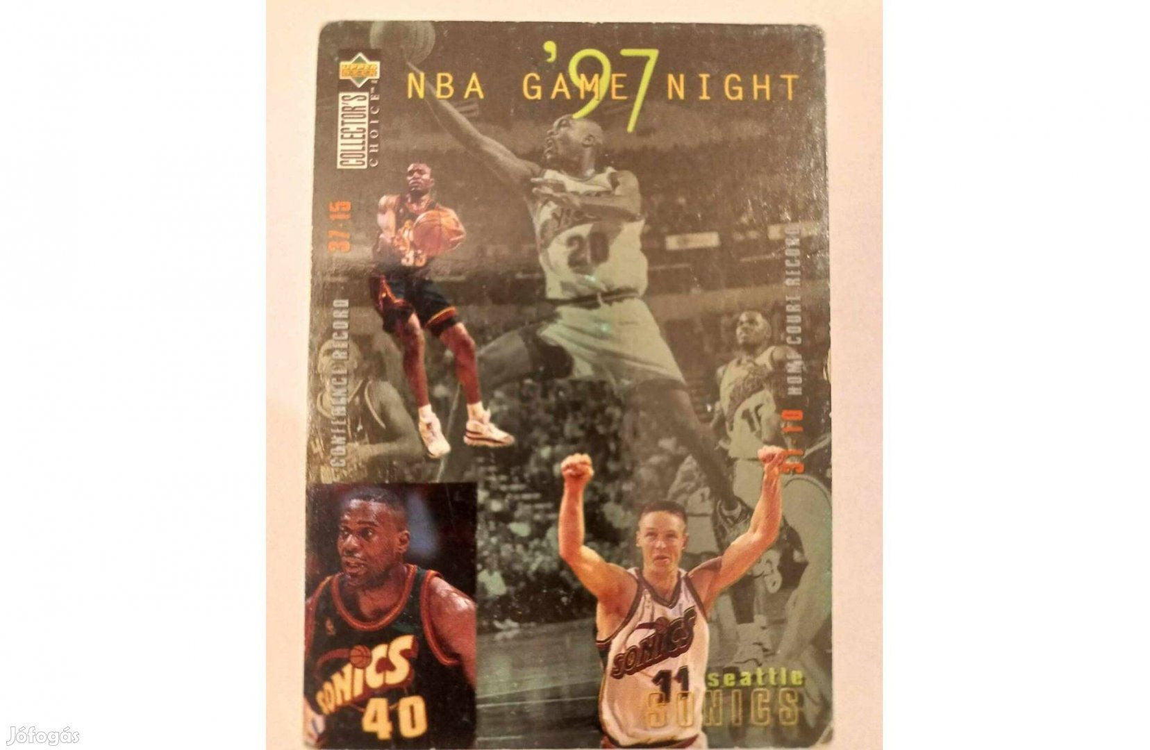 Nba game night 97 card sonic seattle kosaras kártya