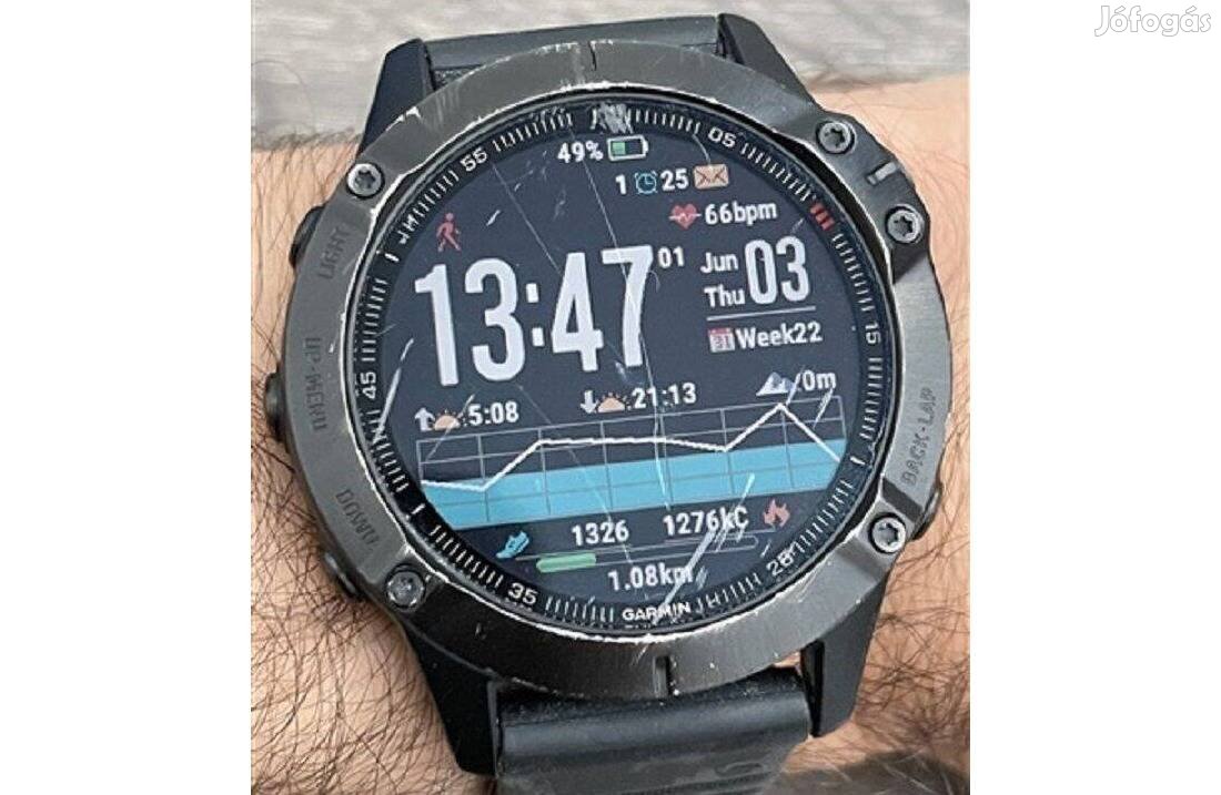 Ne járj így! Új, Garmin Fenix 7,6,5 üvegfólia minden méretben