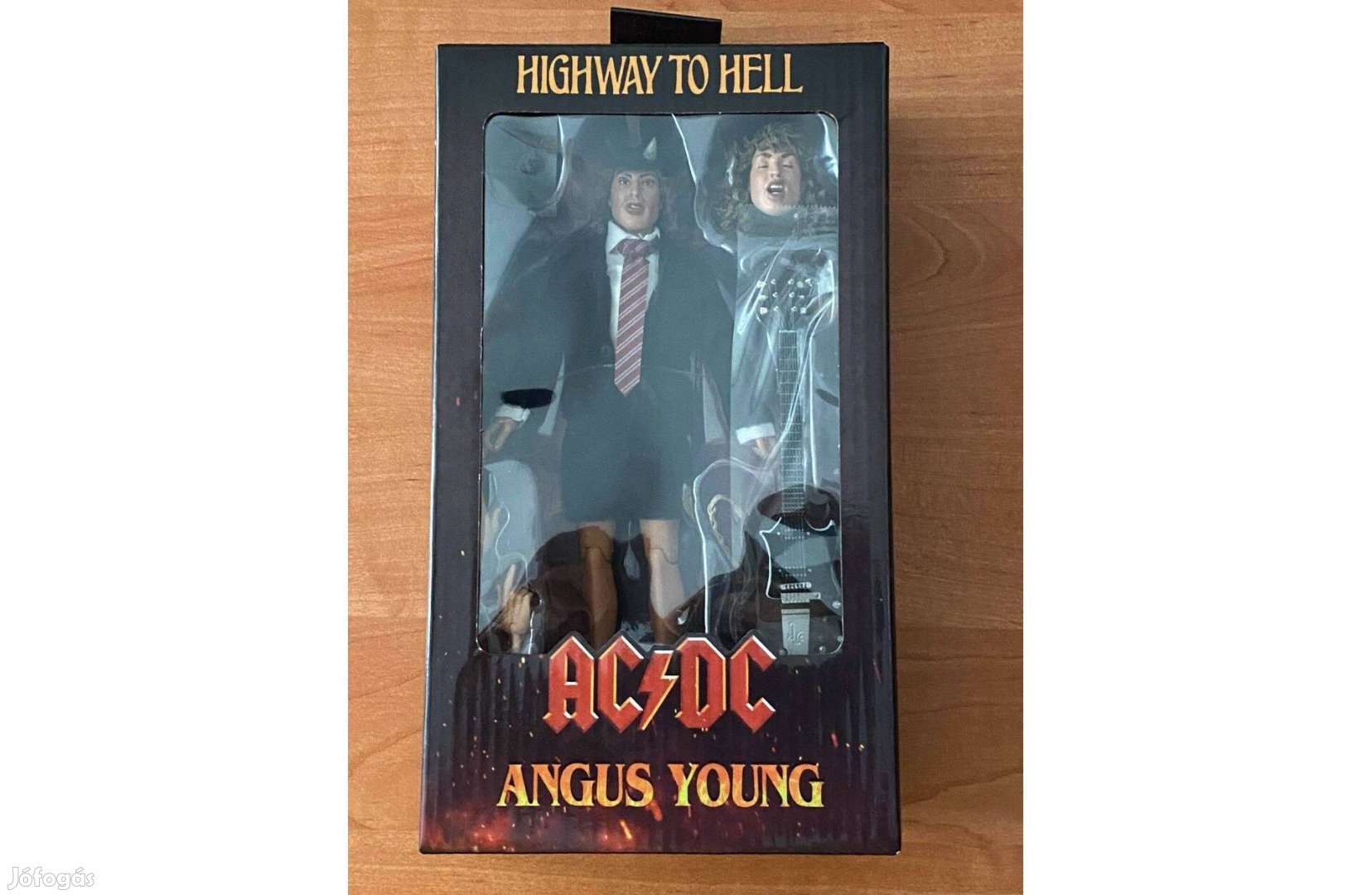 Neca Acdc Angus Young Szövetruhás Figura !