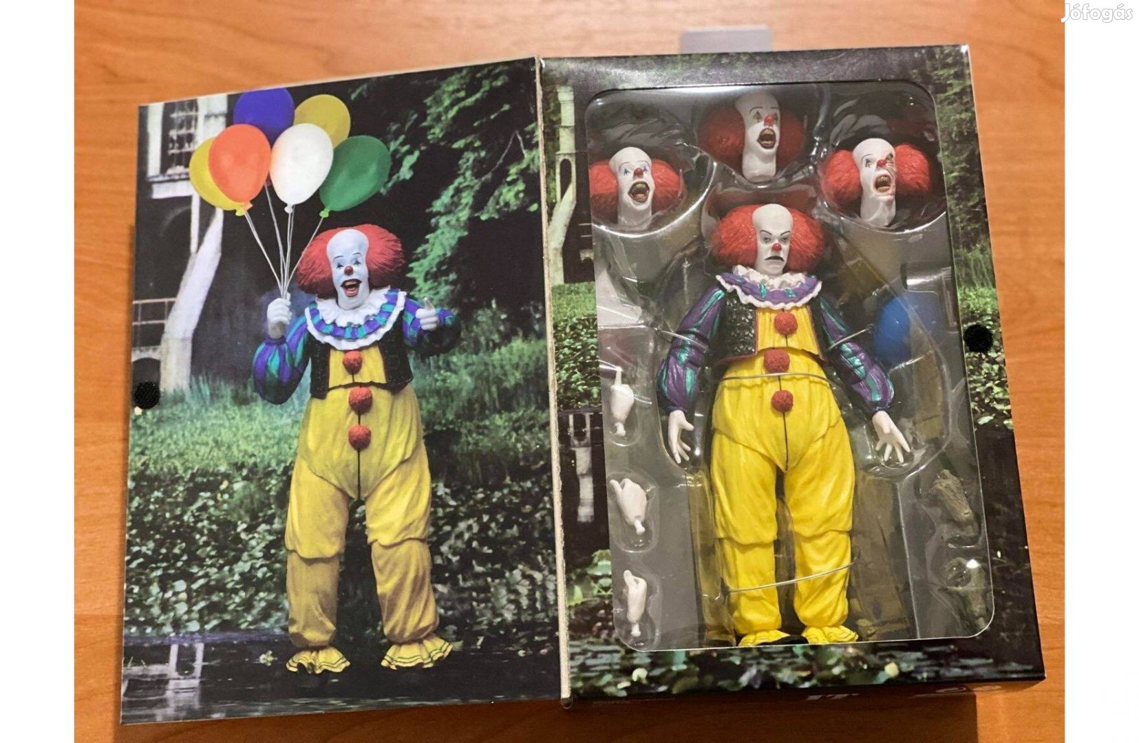 Neca Stephen King IT(Az) 1990 Retro Pennywise bohóc Figura !