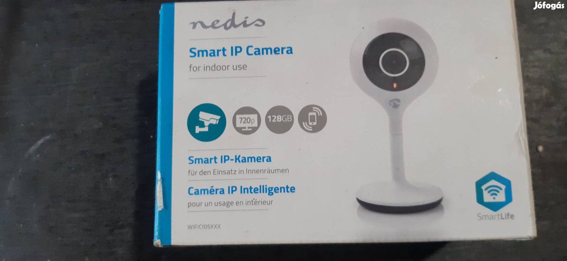 Nedis intelligens HD térfigyelő kamera 720p új