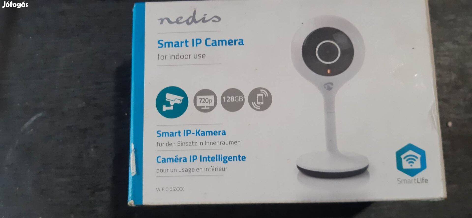 Nedis intelligens HD térfigyelő kamera 720p új