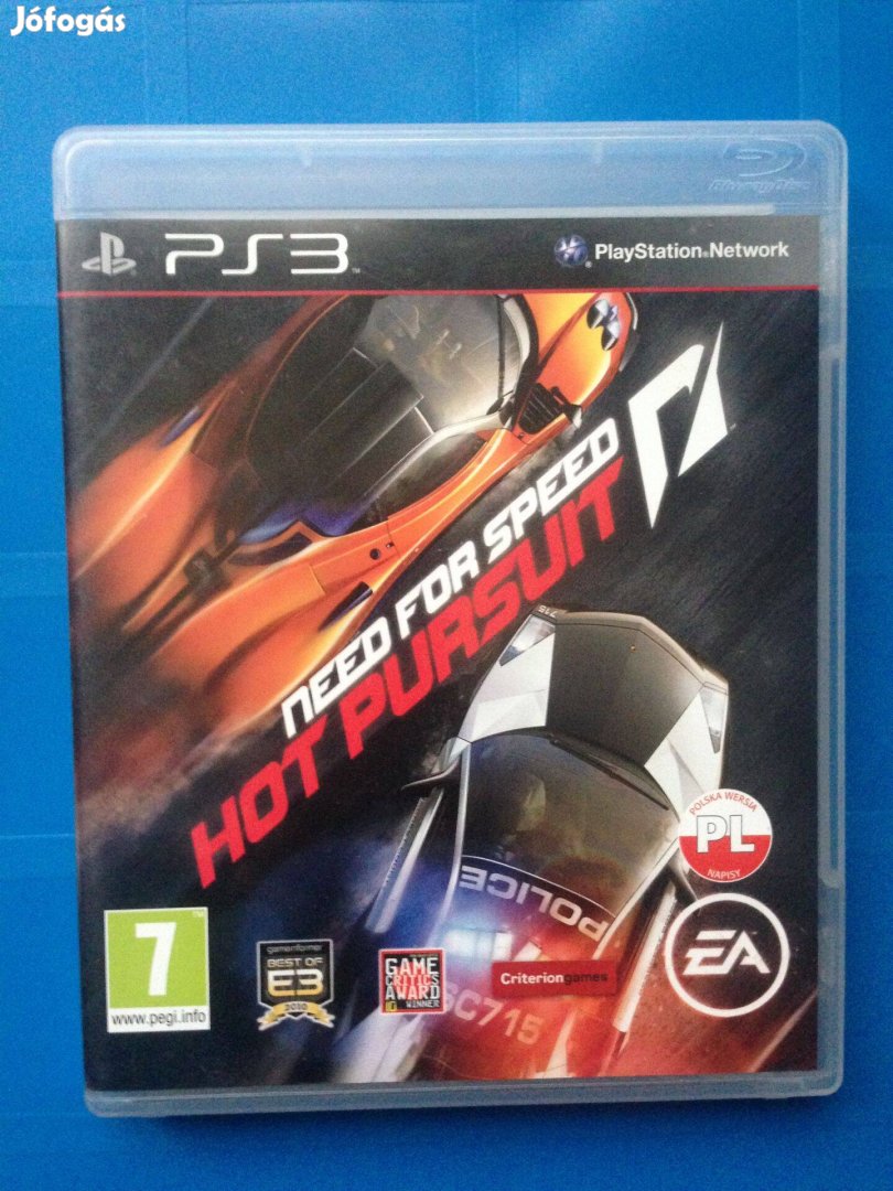 Need FOR Speed Hot Pursuit ps3 játék,eladó,csere is