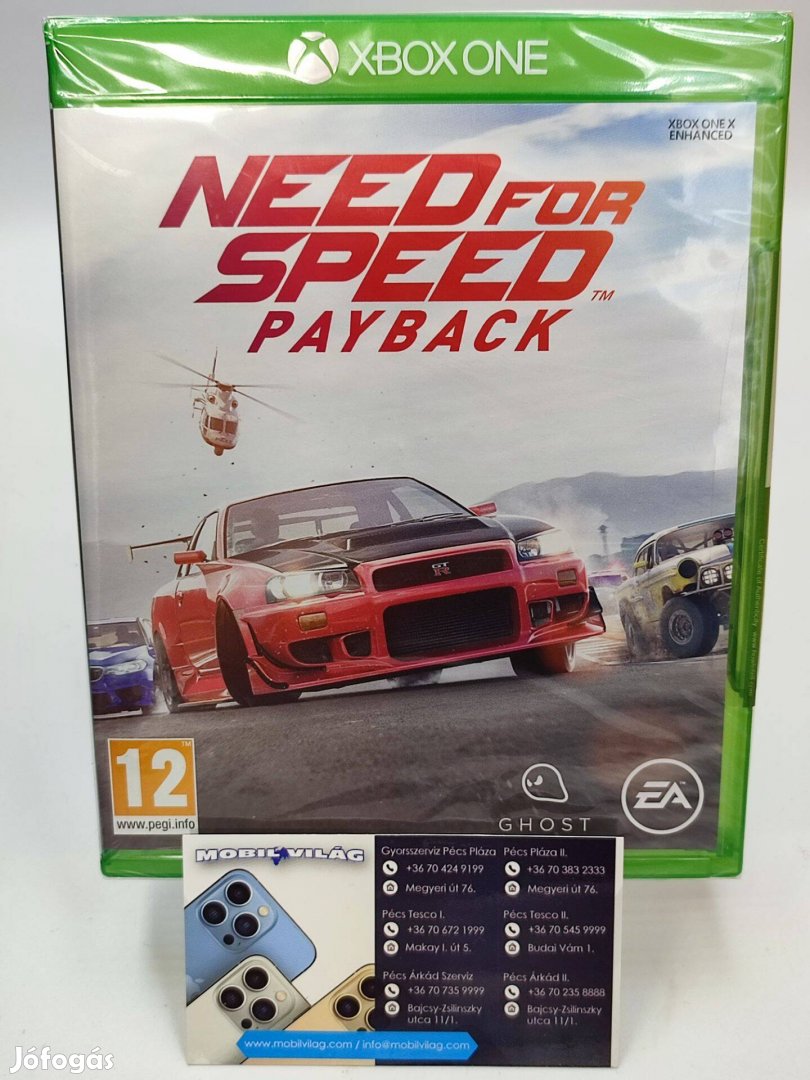 Need For Speed Payback Xbox One Garanciával #konzl1214
