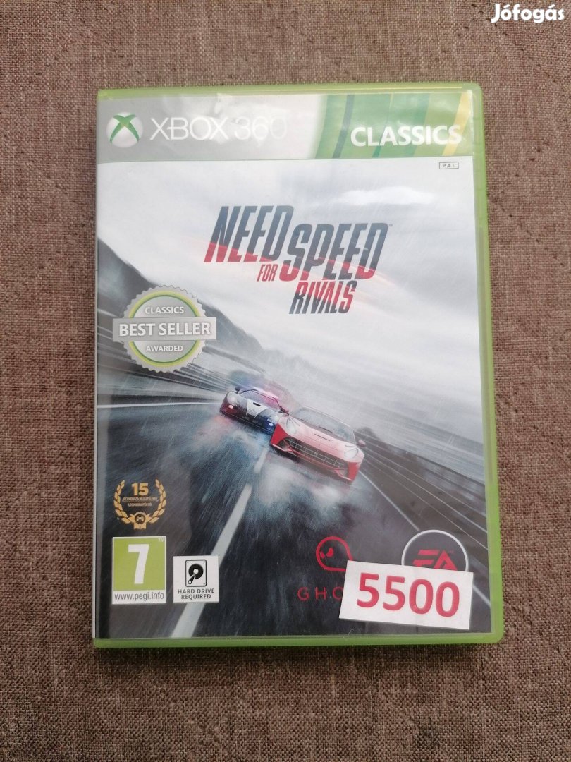 Need For Speed Rivals Xbox 360 játék eladó!