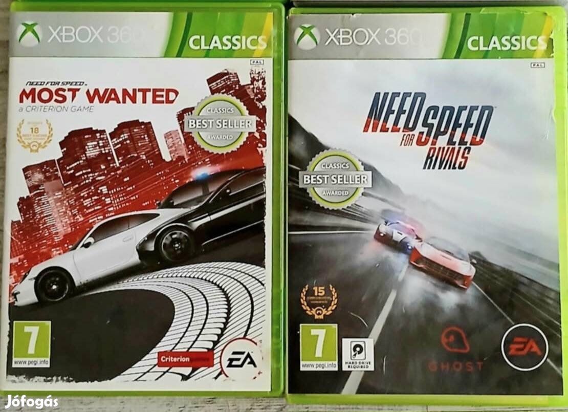 Need For Speed Xbox 360 játékok 