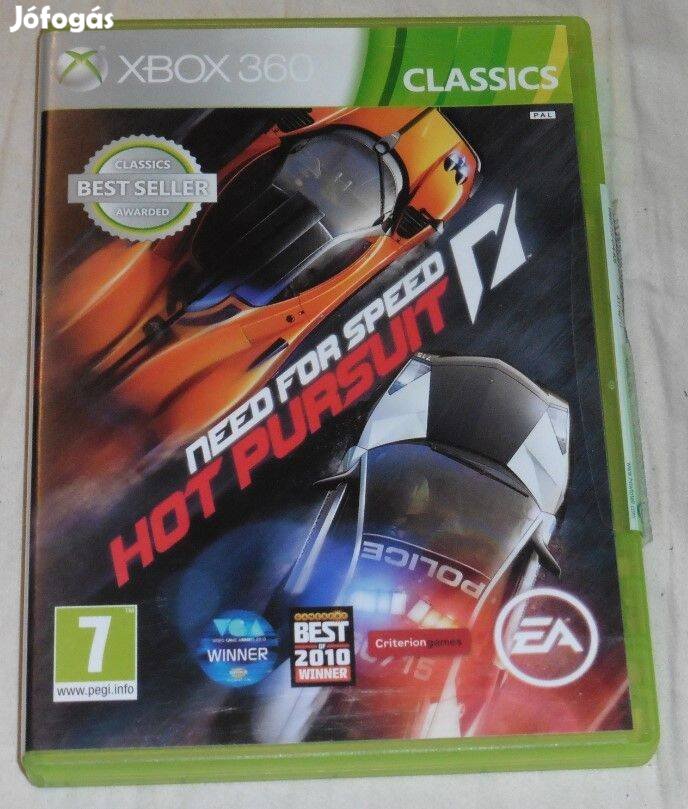 Need For Speed - Hot Pursuit Gyári Xbox 360 Játék akár féláron