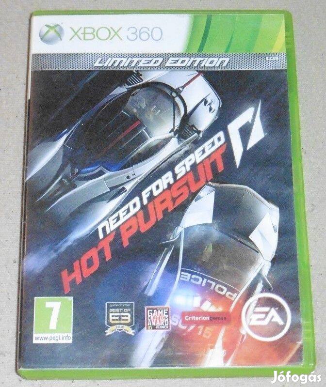 Need For Speed - Hot Pursuit Limited Edition Gyári Xbox 360 Játék