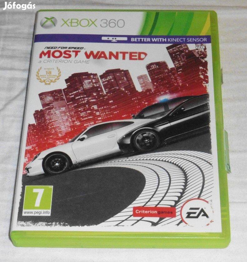 Need For Speed - Most Wanted 2012 Gyári Xbox 360 Játék akár féláron
