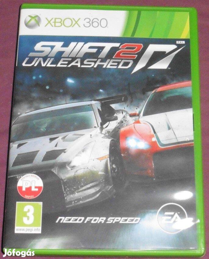 Need For Speed - Shift 2. Unleashed Gyári Xbox 360 Játék akár féláron