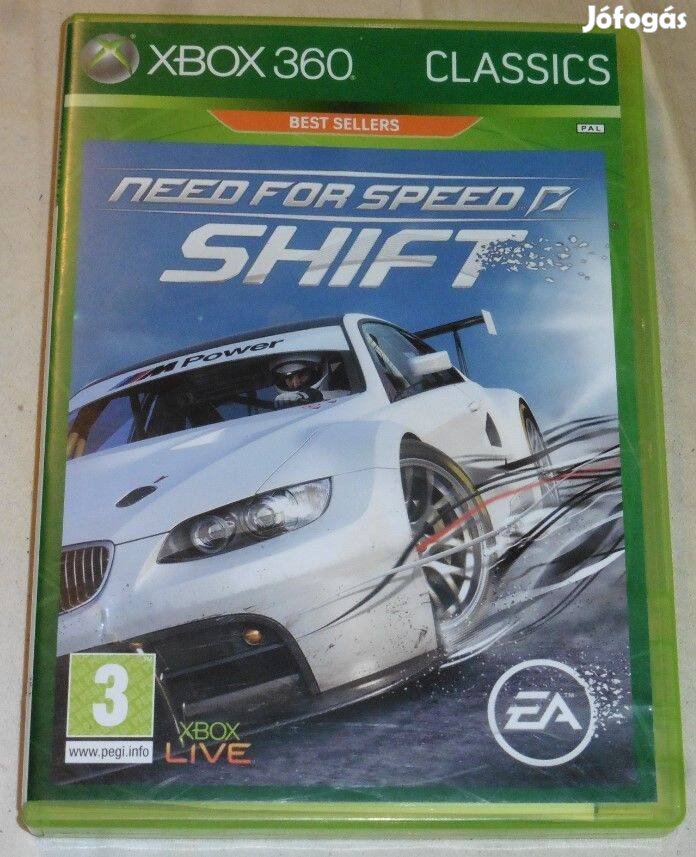 Need For Speed - Shift Angolul Gyári Xbox 360 Játék akár féláron