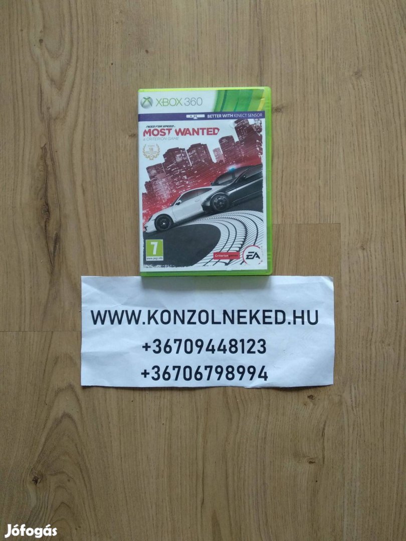 Need for Speed Most Wanted 2012 Xbox 360 játék